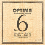 Optima strenger for klassisk gitar No. 6 Special Silver - sett Nylon high (NO6.SNHT)