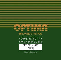 Optima strenger til akustisk gitar bronse-strenger - Sett Custom-light (1727CL)