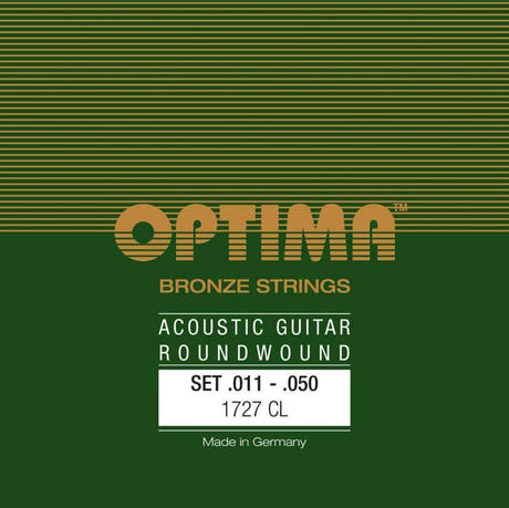 Optima strenger til akustisk gitar bronse-strenger - Sett Custom-light (1727CL)