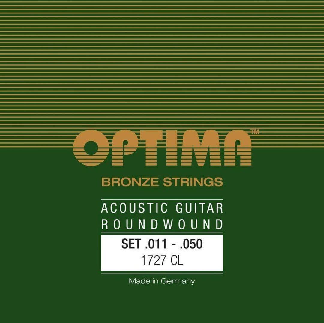 Optima strenger til akustisk gitar bronse-strenger - Sett Custom-light (1727CL)