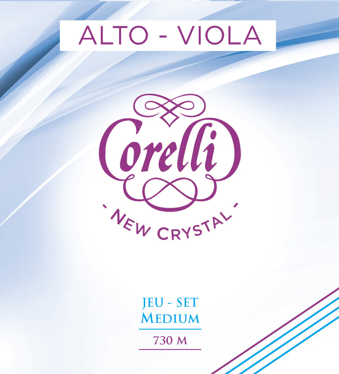 Corelli strenger for bratsj New Crystal - Medium (730M)