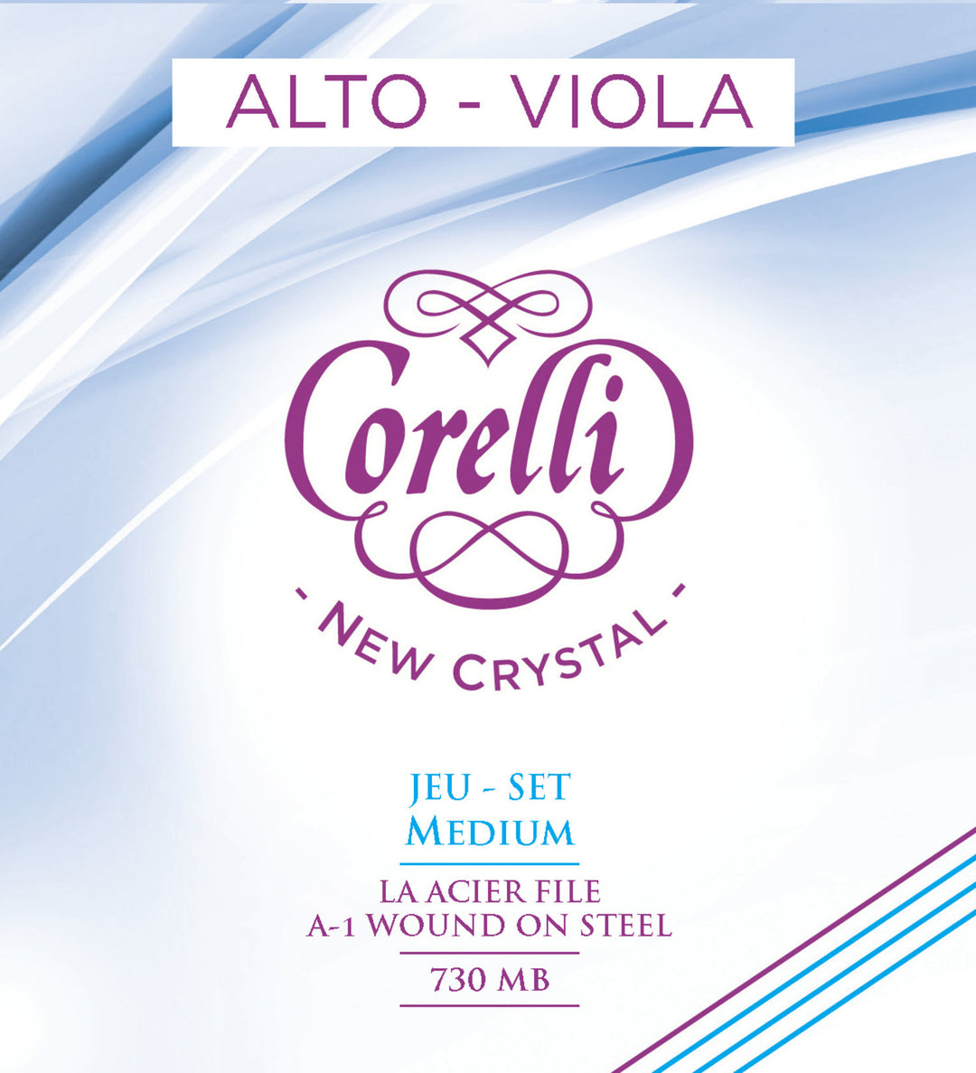 Corelli strenger for bratsj New Crystal - Medium (730MB)