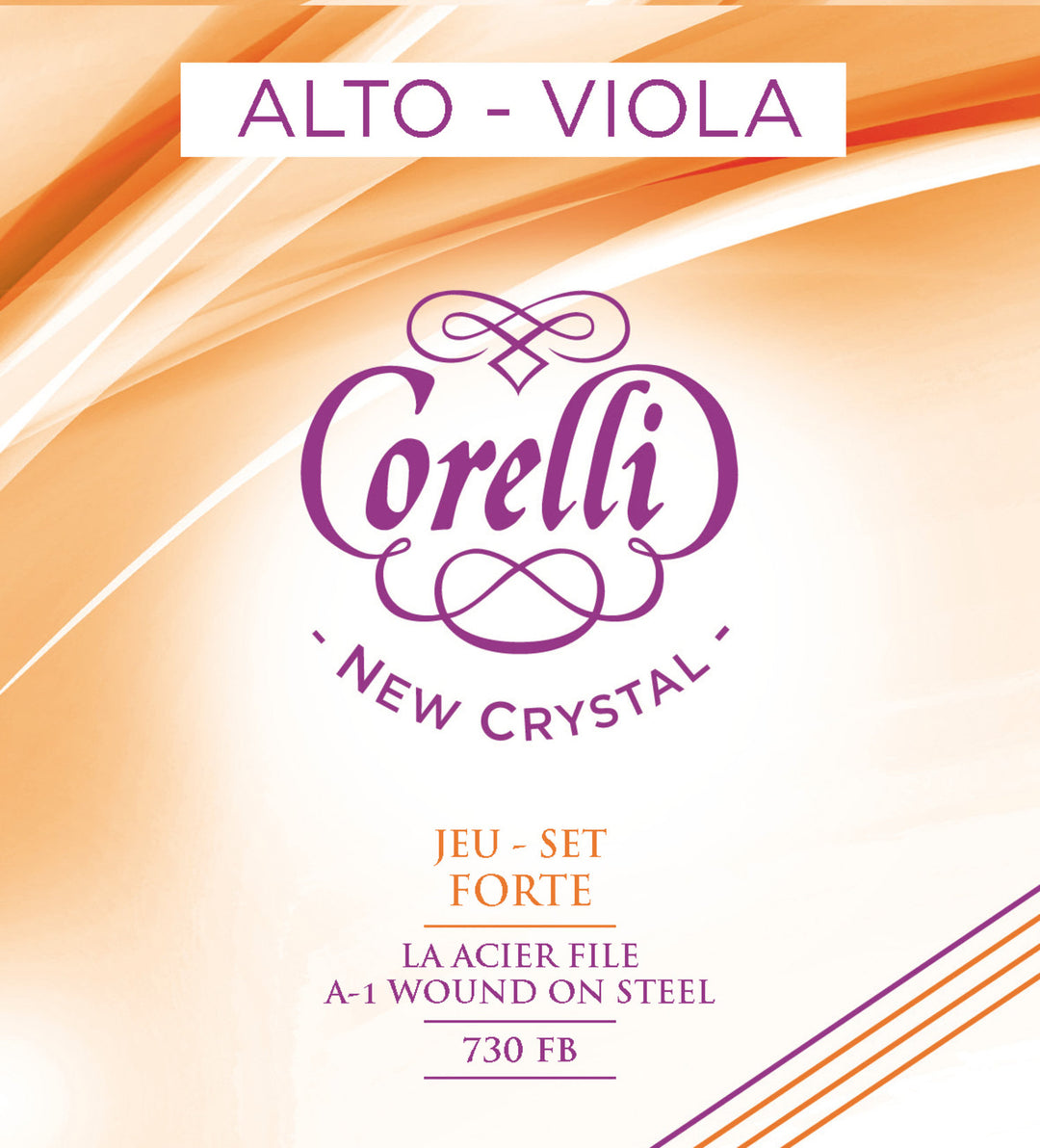 Corelli strenger for bratsj New Crystal - Forte (730FB)