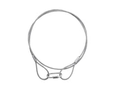 EUROLITE ståltau (SC) 900x3mm sølv