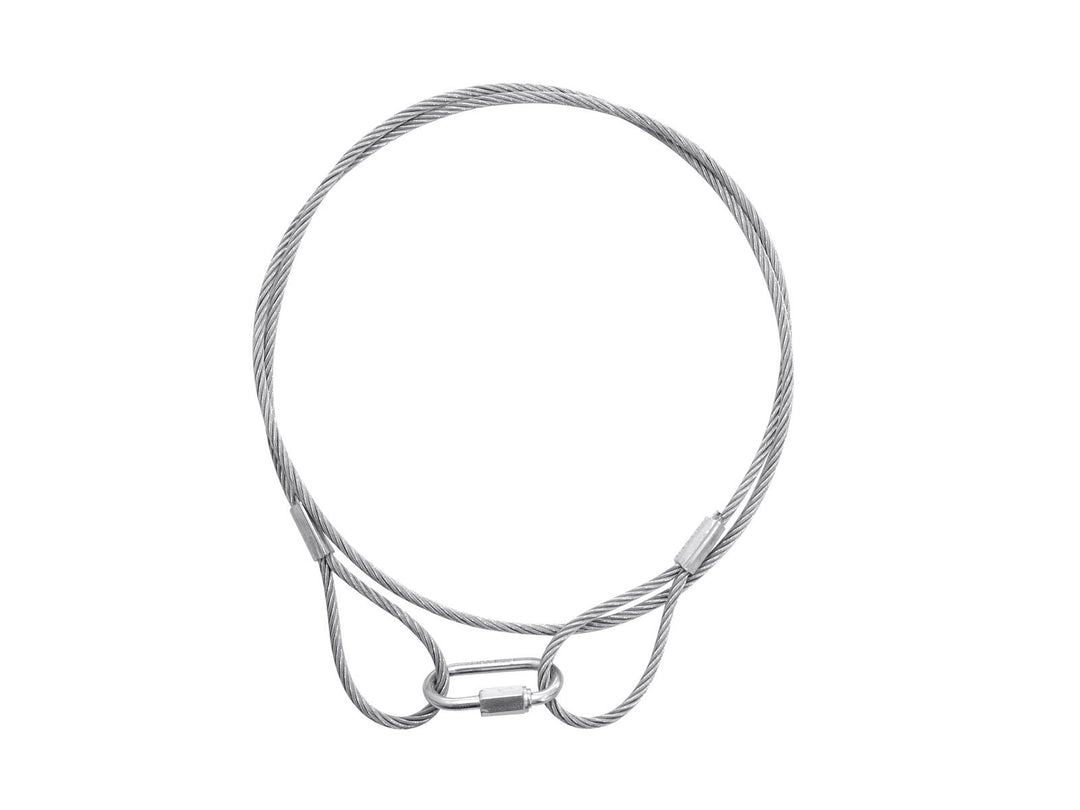 EUROLITE ståltau (SC) 900x3mm sølv