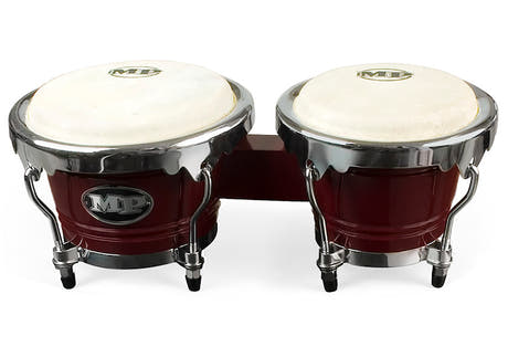 Mano MP1767-WRD Bongo-trommer, burgunder