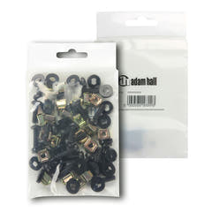 Adam Hall - Skruer for 19" stativ, 20 mm / 24 stk.