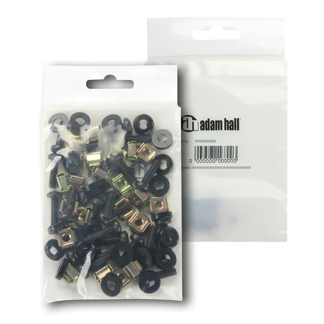 Adam Hall - Skruer for 19" stativ, 20 mm / 24 stk.