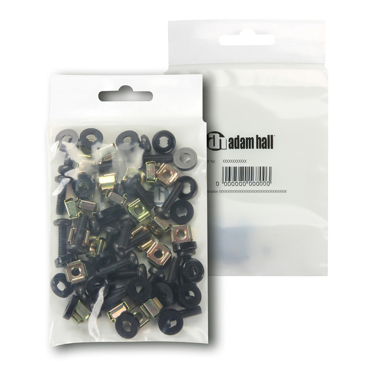 Adam Hall - Skruer for 19" stativ, 20 mm / 24 stk.