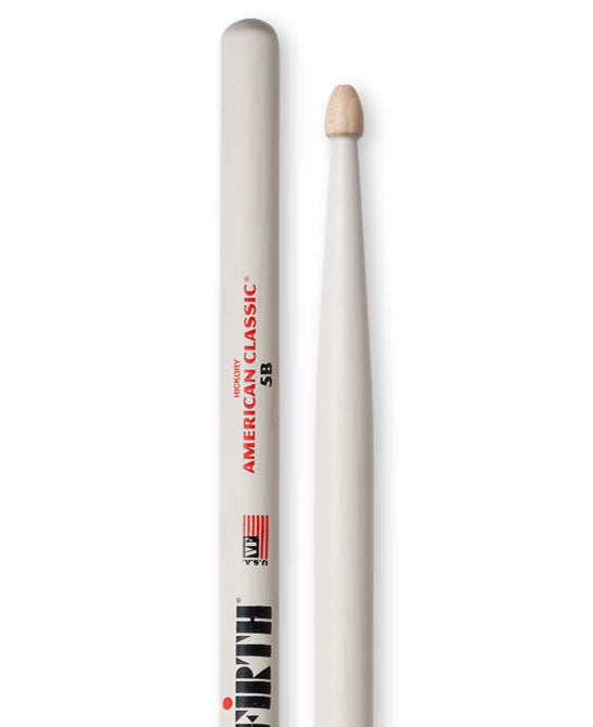 Vic Firth 5B trommestikker (hvit)