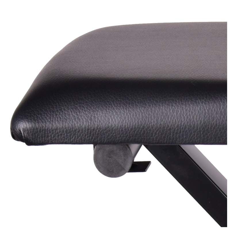 Keyboard- og Pianobenk i Metall, Sammenleggbar