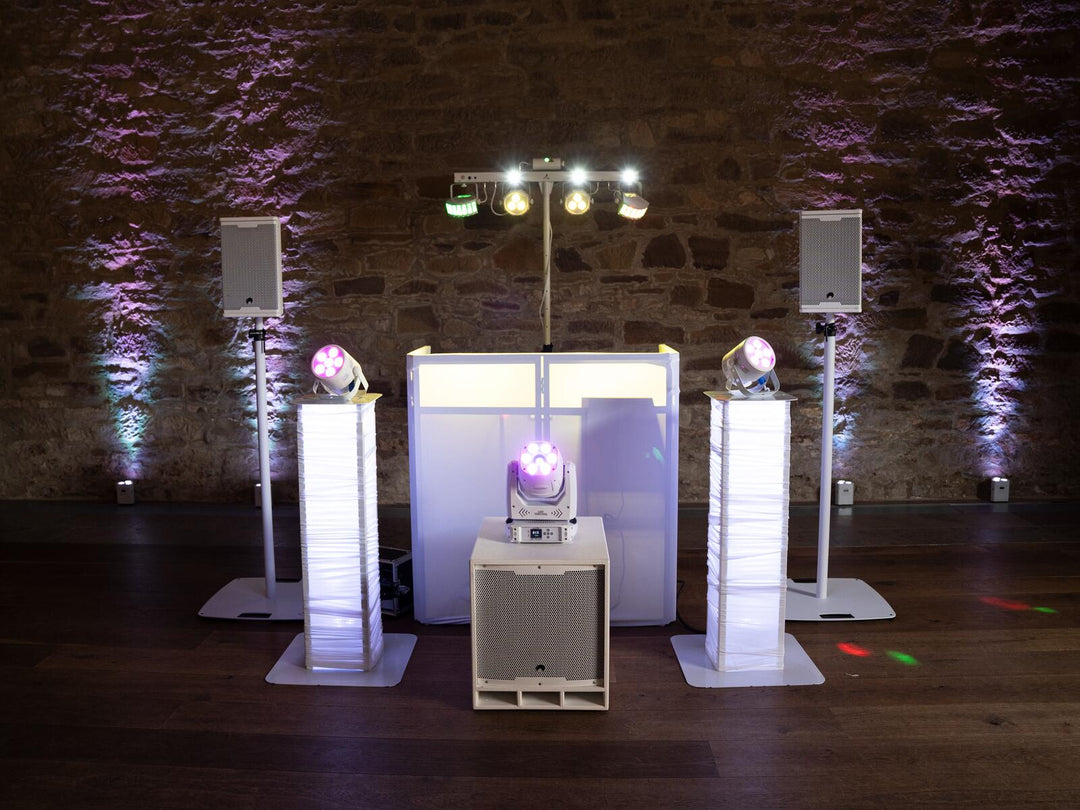 OMNITRONIC BPS-3 høyttalerstativ hvitt