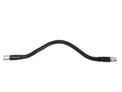 OMNITRONIC svanehals svart XLR/XLR, 47cm