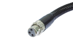 OMNITRONIC svanehals svart XLR/XLR, 47cm