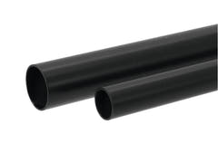 ALUTRUSS aluminiumsrør (svart, 50x2mm, 2m)