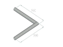 ALUTRUSS SINGLELOCK SPAC-21 QUICK-LOCK hjørne 90°