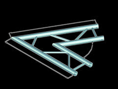 ALUTRUSS BILOCK BQ2-PAC20H 2-veis hjørne 60°