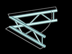 ALUTRUSS BILOCK BQ2-PAC20V 2-veis hjørne 60°