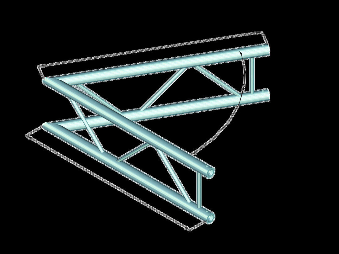ALUTRUSS BILOCK BQ2-PAC20V 2-veis hjørne 60°