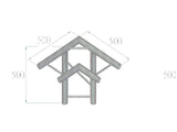 ALUTRUSS BILOCK BQ2-PAL31H 3-way Corner 90°