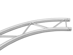 ALUTRUSS BILOCK Element for sirkel 2m inkl. hori.90°