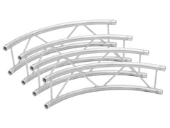 ALUTRUSS BILOCK-element for sirkel 1.5m ins.vert.90°