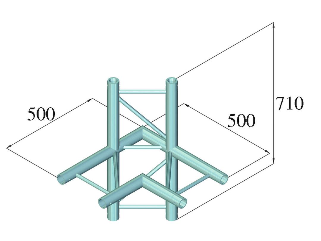 ALUTRUSS BILOCK BQ2-SPAC44H 4-veis Corner bk