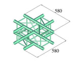Alutruss DECOLOCK DQ4-PAC41 4-veis Cross Piece