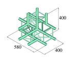 Alutruss DECOLOCK DQ4-PAT42 4-veis T-stykke