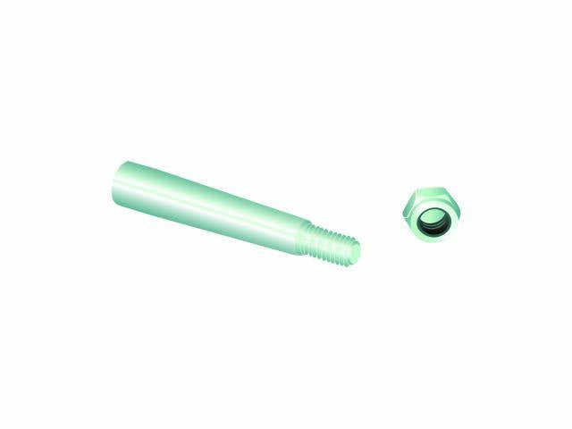 Alutruss QUICK-LOCK reservetapp med mutter M8
