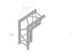 ALUTRUSS TRILOCK 6082AC-25 2-veis hjørne 90° \/