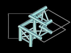 ALUTRUSS TRILOCK 6082AL-32 3-veis hjørne /\ venstre