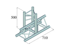 ALUTRUSS TRILOCK 6082AT-35 3-veis T-stykke