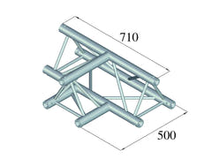ALUTRUSS TRILOCK 6082AT-36 3-veis T-stykke