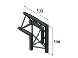 ALUTRUSS TRILOCK S-PAC 24 2-veis hjørne 90°/\ Black