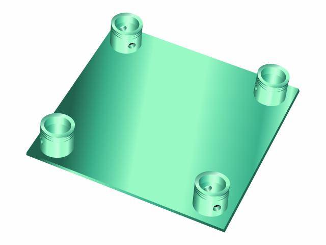 Alutruss QUADLOCK endeplate QQGP