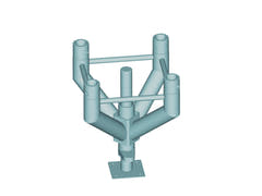 ALUTRUSS QUADLOCK nivelleringssokkel QNF-300