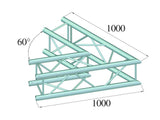Alutruss QUADLOCK 6082C-20 2-veis hjørne (60°)