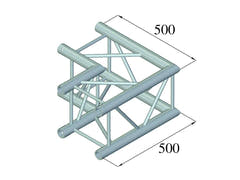 Alutruss QUADLOCK 6082C-21 2-veis hjørne (90°)