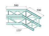 Alutruss QUADLOCK 6082C-23 2-veis hjørne (135°)