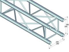 ALUTRUSS QUADLOCK QL-ET34-4000 4-veis kryssbjelke
