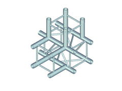 ALUTRUSS QUADLOCK QL-ET34 T-42 4-veis T-stykke