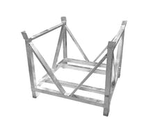 ALUTRUSS Dolly for firkantede stålbunnplater 80x80