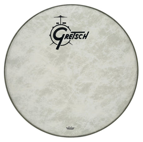 Gretsch Fiberskyn resonansskinn 20" til basstromme, logo i midten