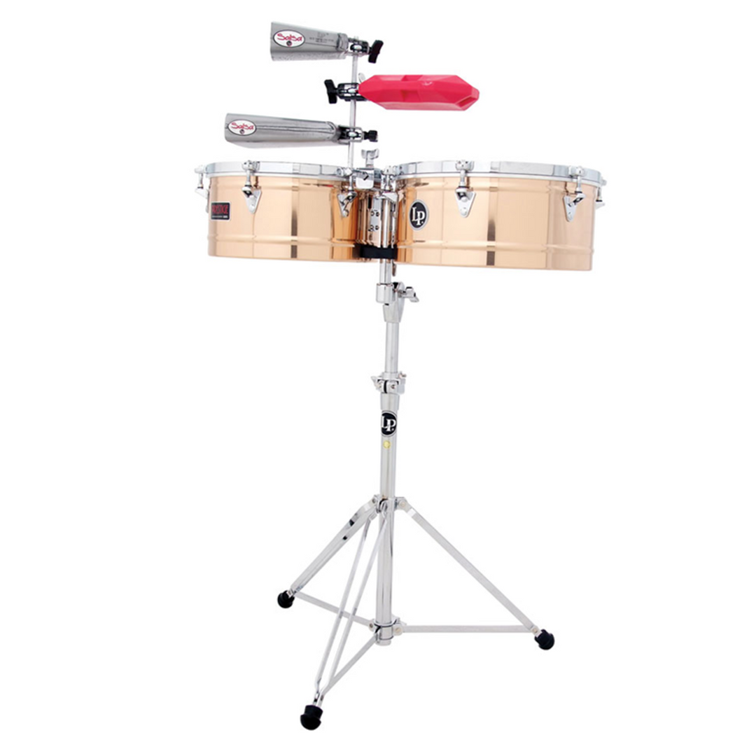 Latin Perkusjon Timbales Prestige Bronse - 13"/14" (LP1314-BZ)