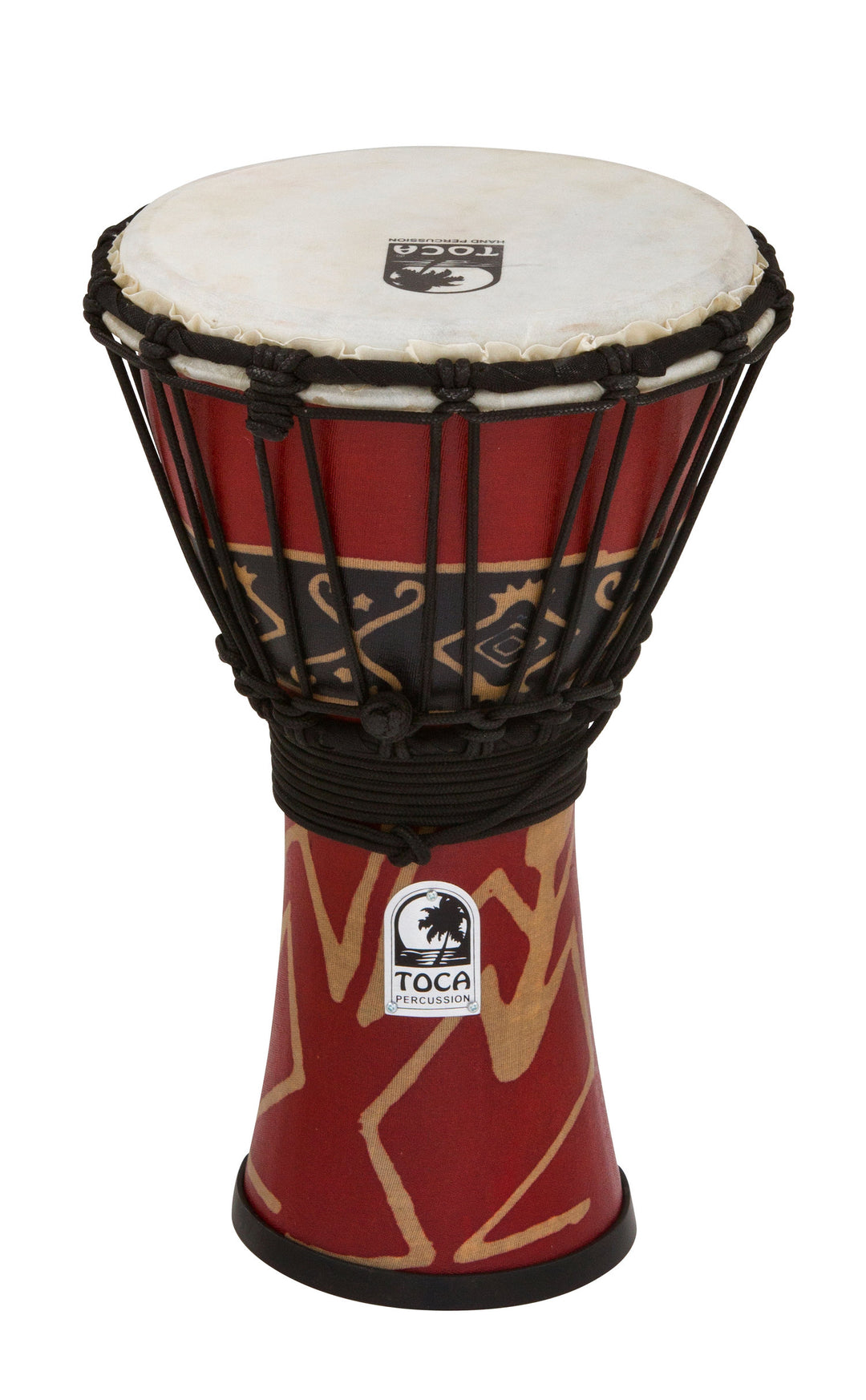 Toca Djembe Freestyle Rope Tuned - Bali Red (SFDJ-7RP)