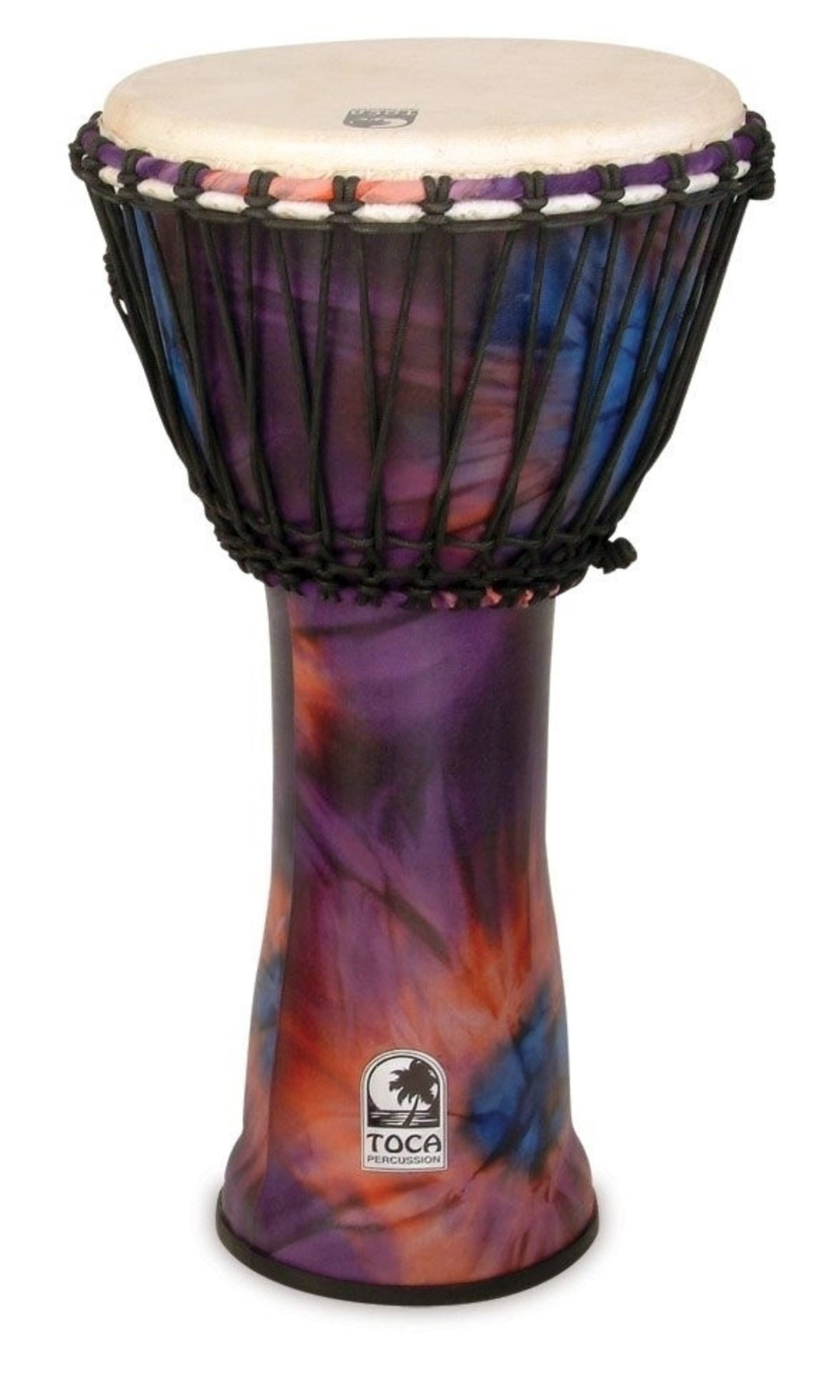 Toca Djembe Freestyle tau-stemt - Kente-tekstil (SFDJ-10K)