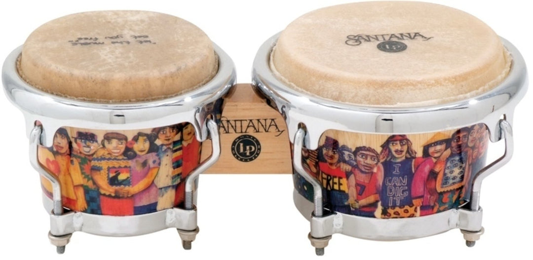 Latin Perkusjon Bongo Mini stembar - Santana Mini-Bongos (LPM200-AW)