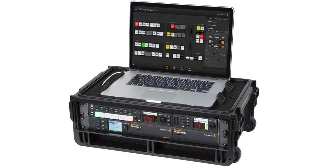 SKB Cases 1SKB-iSF2U Studio Flyer 2U rack Case