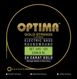Optima E-Bass-strenger Gold Strings Round Wound long scale - Sett 5-strengers reg-light (2299B)